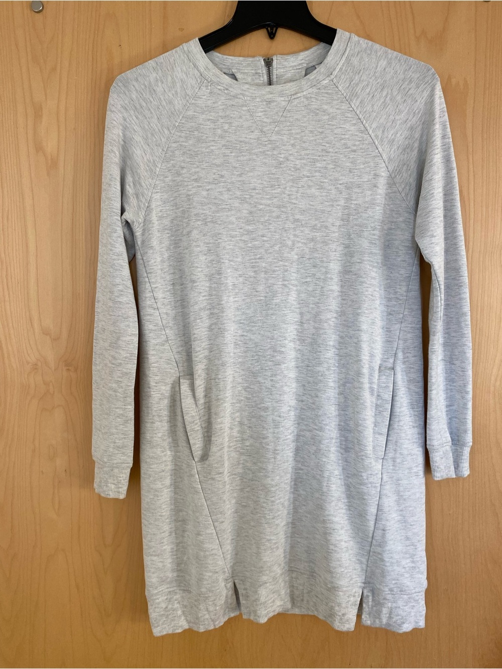 Kyodan Light Gray Pullover Sweatshirt Dress